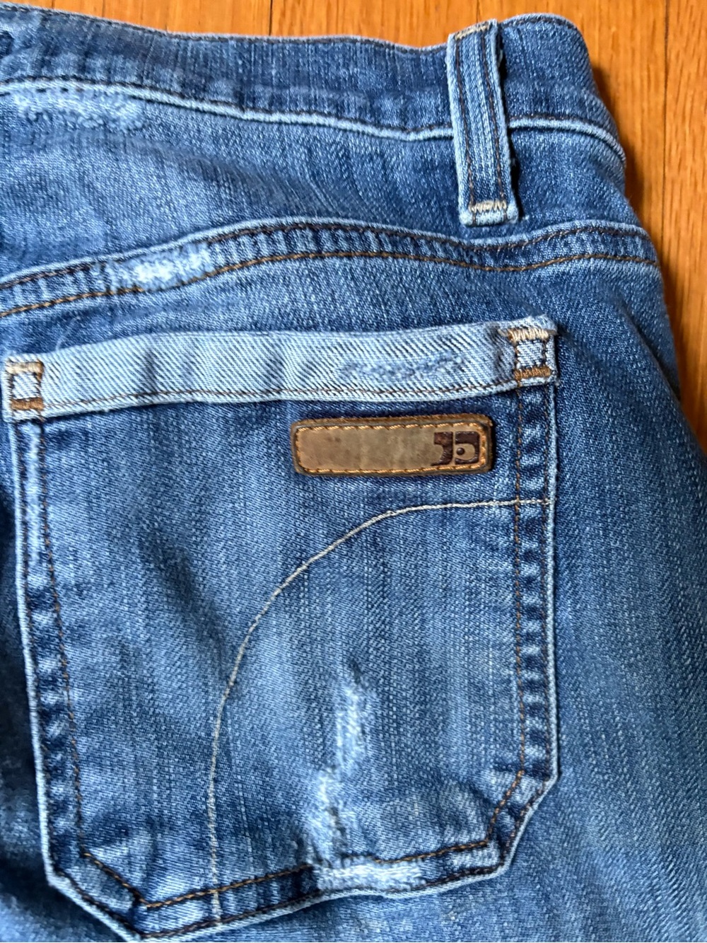 Vintage Y2K Joe’s Jeans Socialite Bootcut Flare Jeans Size 28 Distressed 2000s
